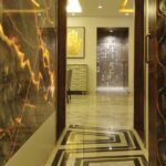 Apartment interior design project designed by the team of Sumessh Menon Associates, is a spacious 3800 sq. ft. space with lavish interiors in the premium towers