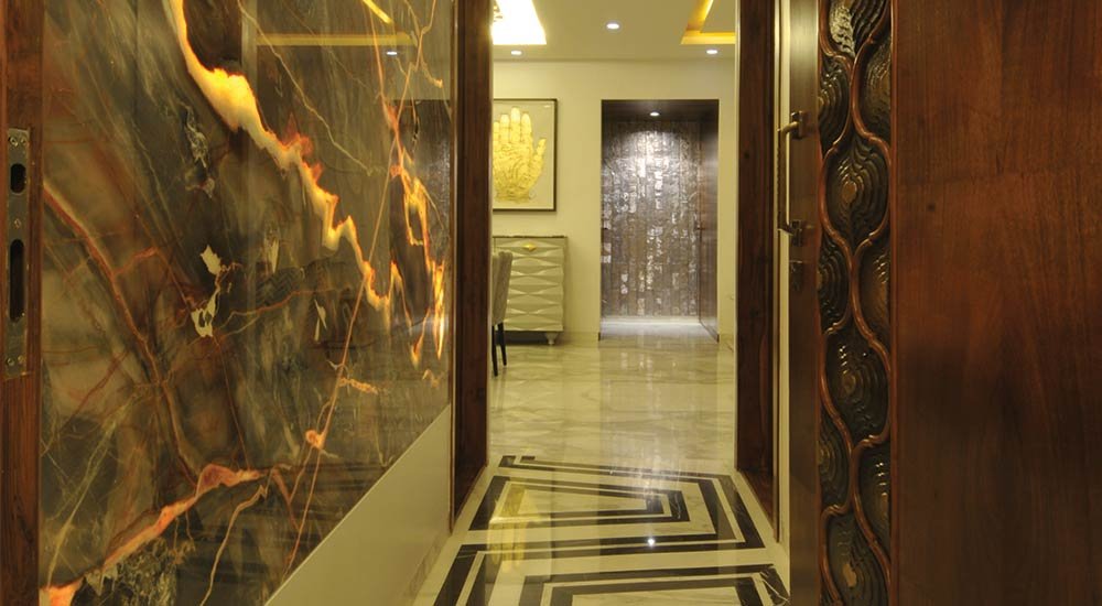 Apartment interior design project designed by the team of Sumessh Menon Associates, is a spacious 3800 sq. ft. space with lavish interiors in the premium towers, Essentials For Luxury Home interiors, luxury interior design, home designers in India, India's best interior designers, top 10 best interior designers in India