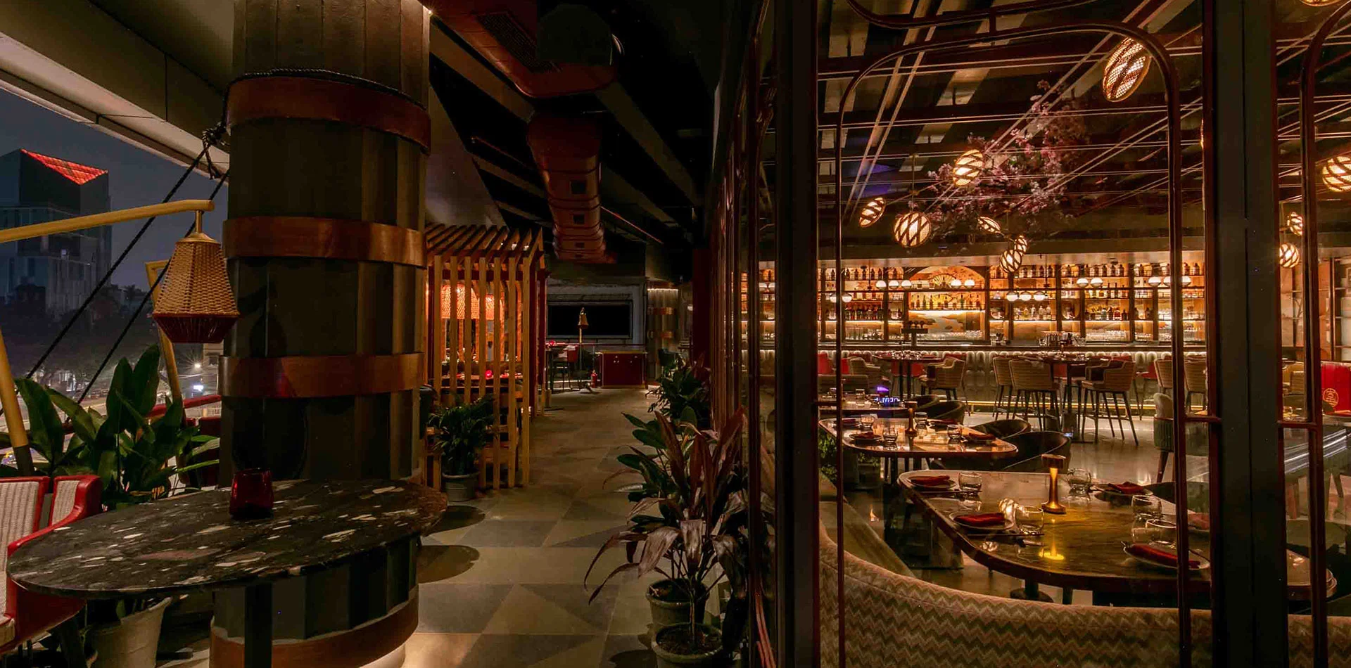 Foo Bandra Restaurant, top interior design firm, Hospitality interior designers, modern Japanese restaurant interior design, best restaurant interior design